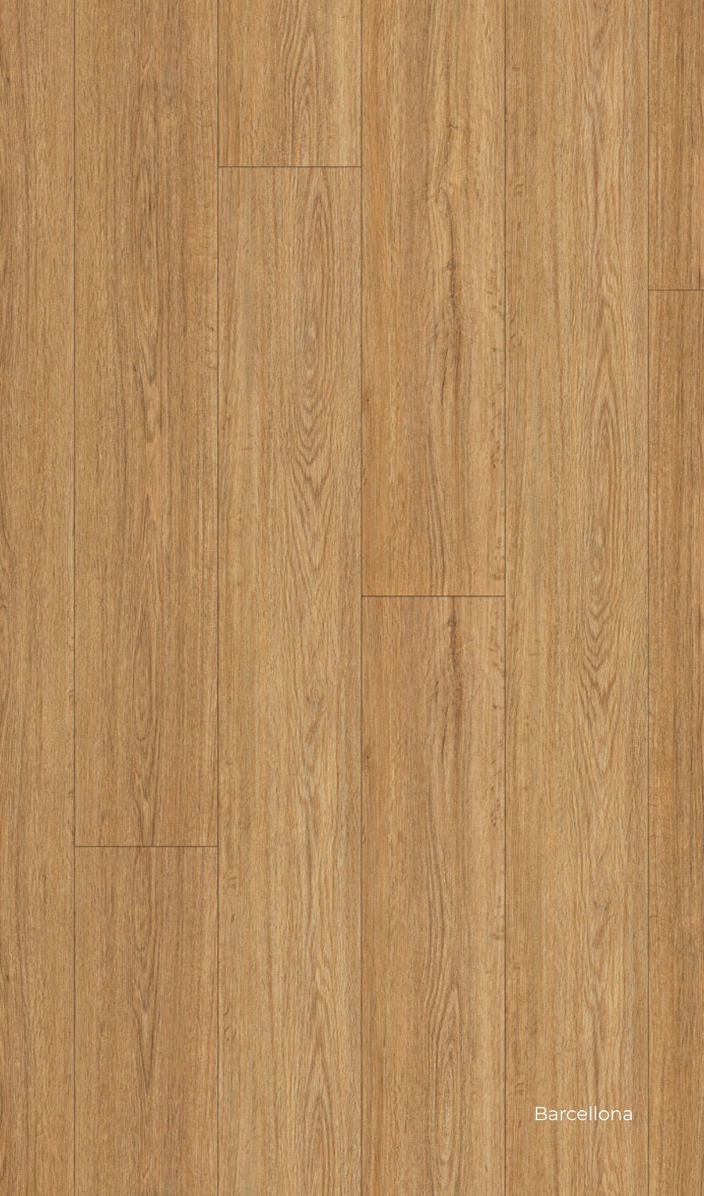 Pavimento SPC Stark di Skema, colore Barcellona, effetto legno chiaro e venature continue