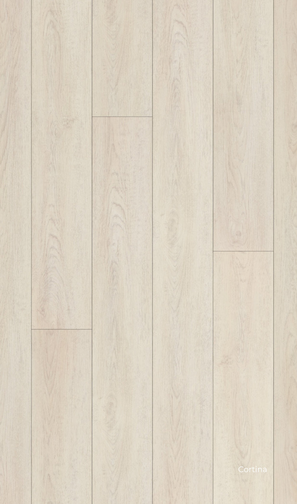 Pavimento in SPC Stark Skema color Cortina, effetto legno sbiancato con sfumature fredde