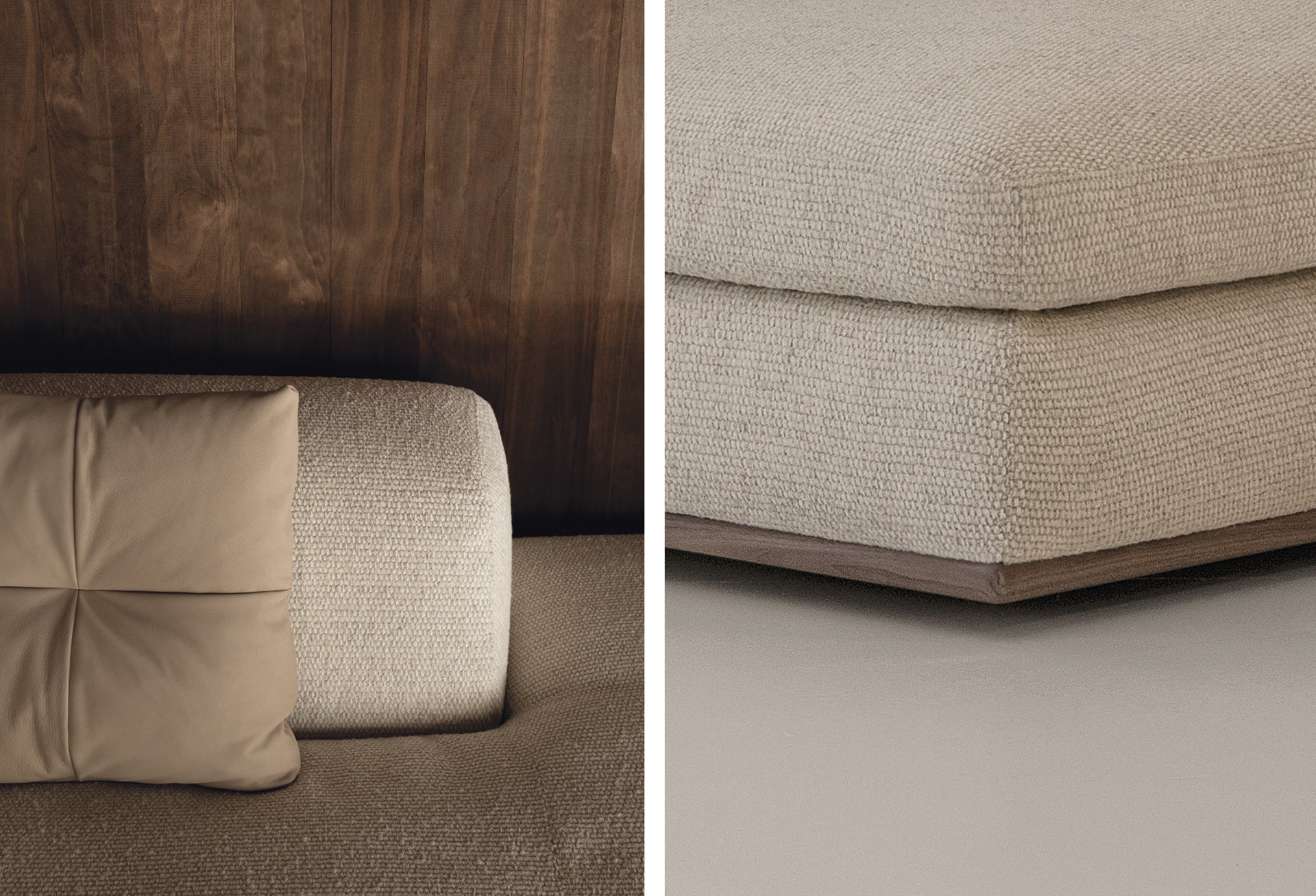 Dettaglio divano Montgomery Cierre 1972