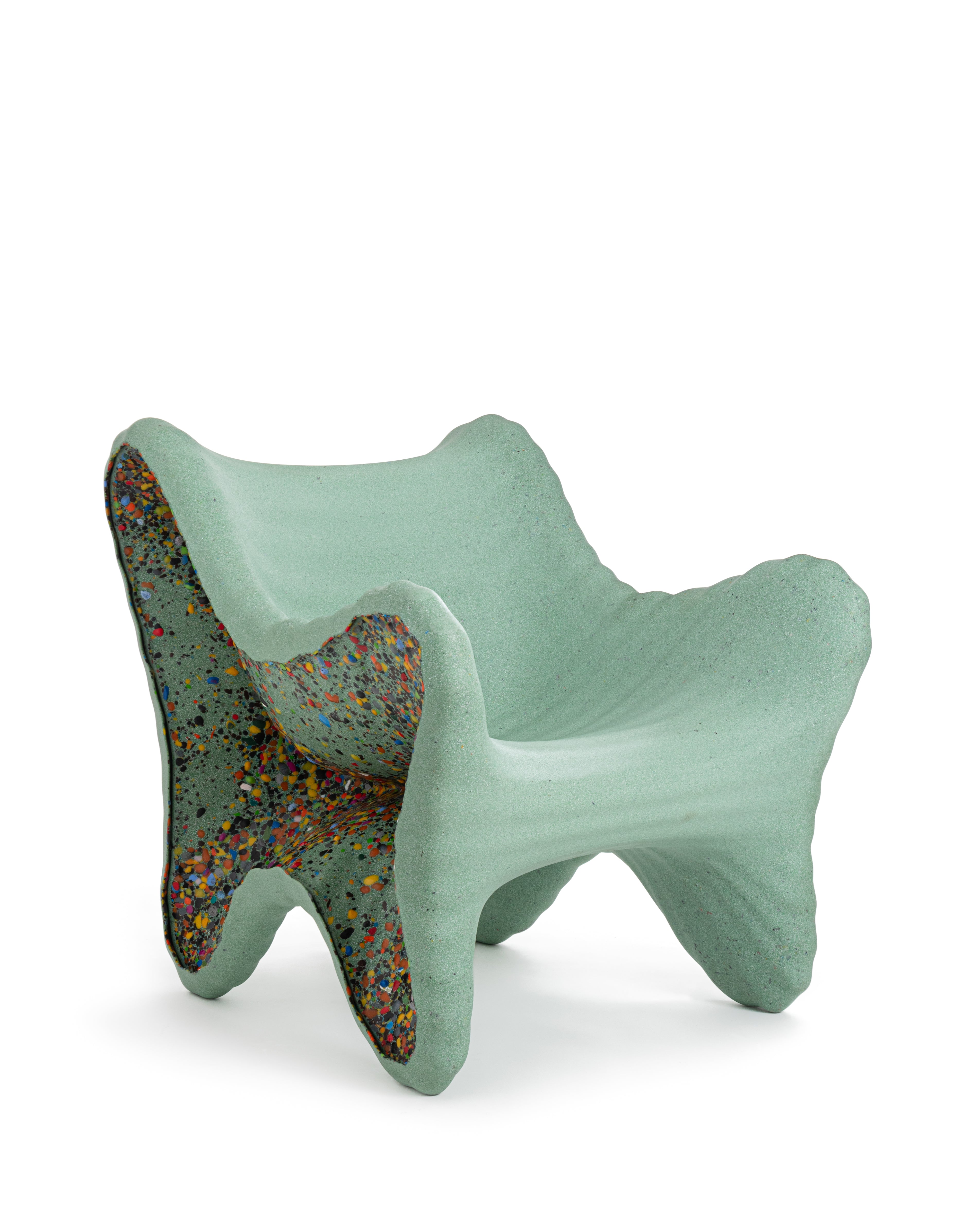 InSide: poltrona da esterno in polietilene riciclato