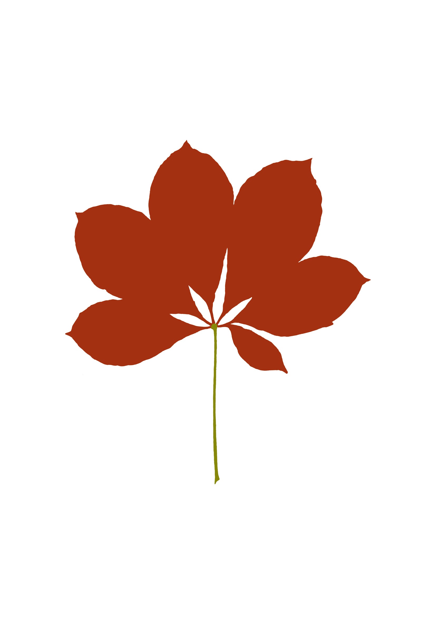 Leaves serigrafia