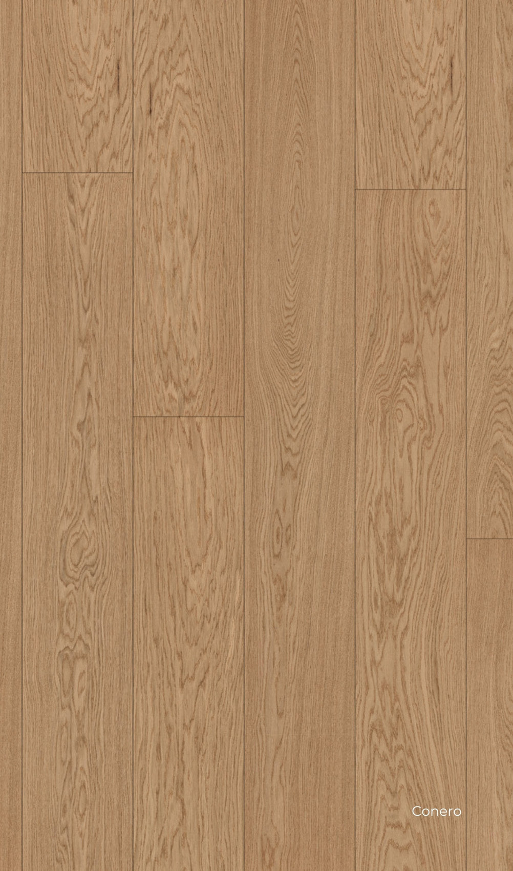 Pavimento legno Rovere Conero collezione Lumbertech Skema, con sfumature equilibrate e trama omogenea