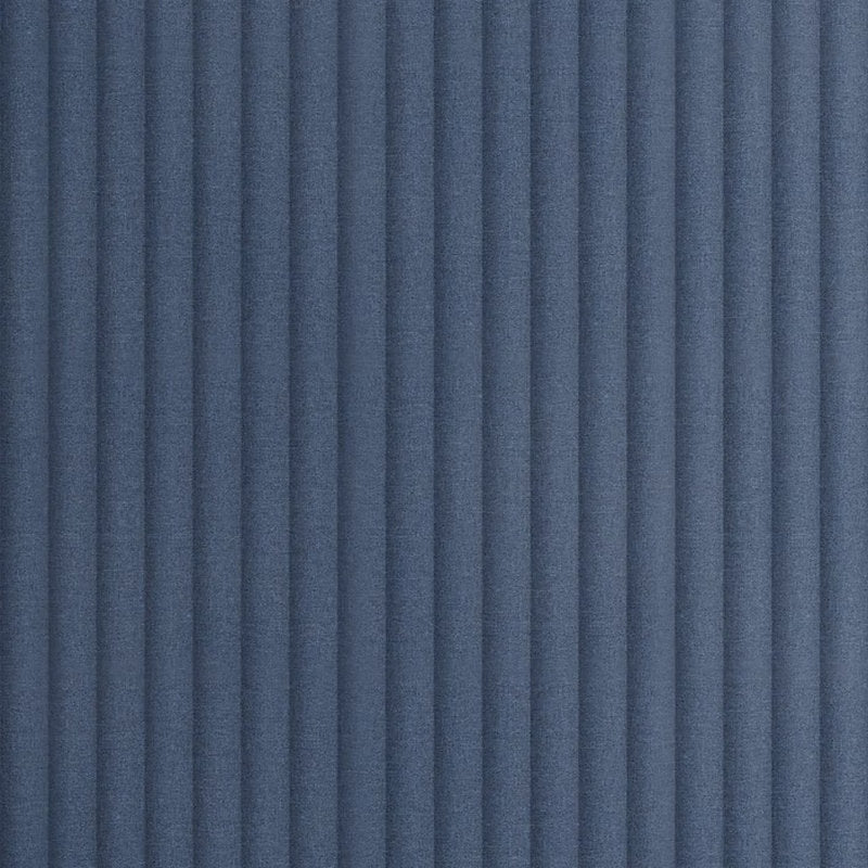 Dettaglio boiserie acustica Rigatone coste 70mm tessuto fonoassorbente grigio Fonolab Milano