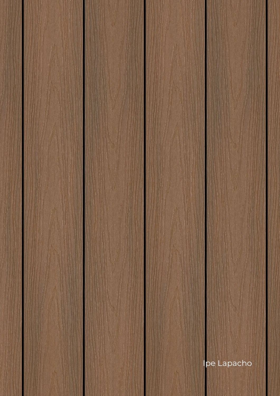 Decking WPC Skema Real ipe lapacho effetto legno scuro, pavimento esterno per camminamenti e piscine