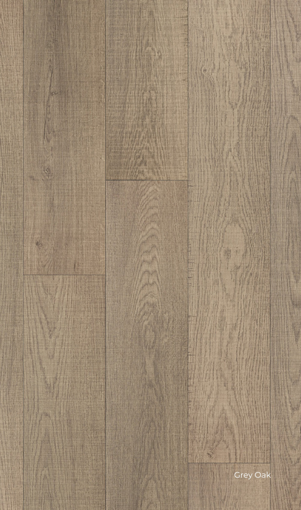 Pavimento in laminato effetto legno naturale opaco, finitura Grey Oak della linea Facile+ di Skema