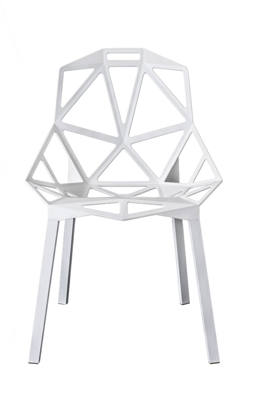 sedia bianca chair one milano