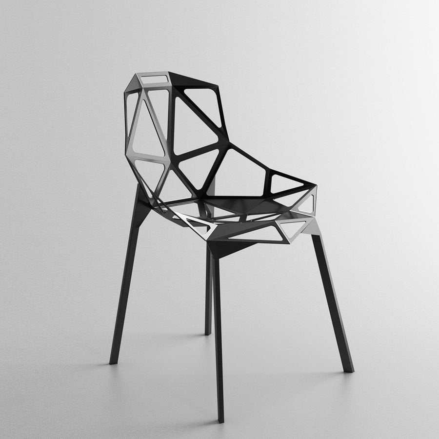 sedia nera chair one magis