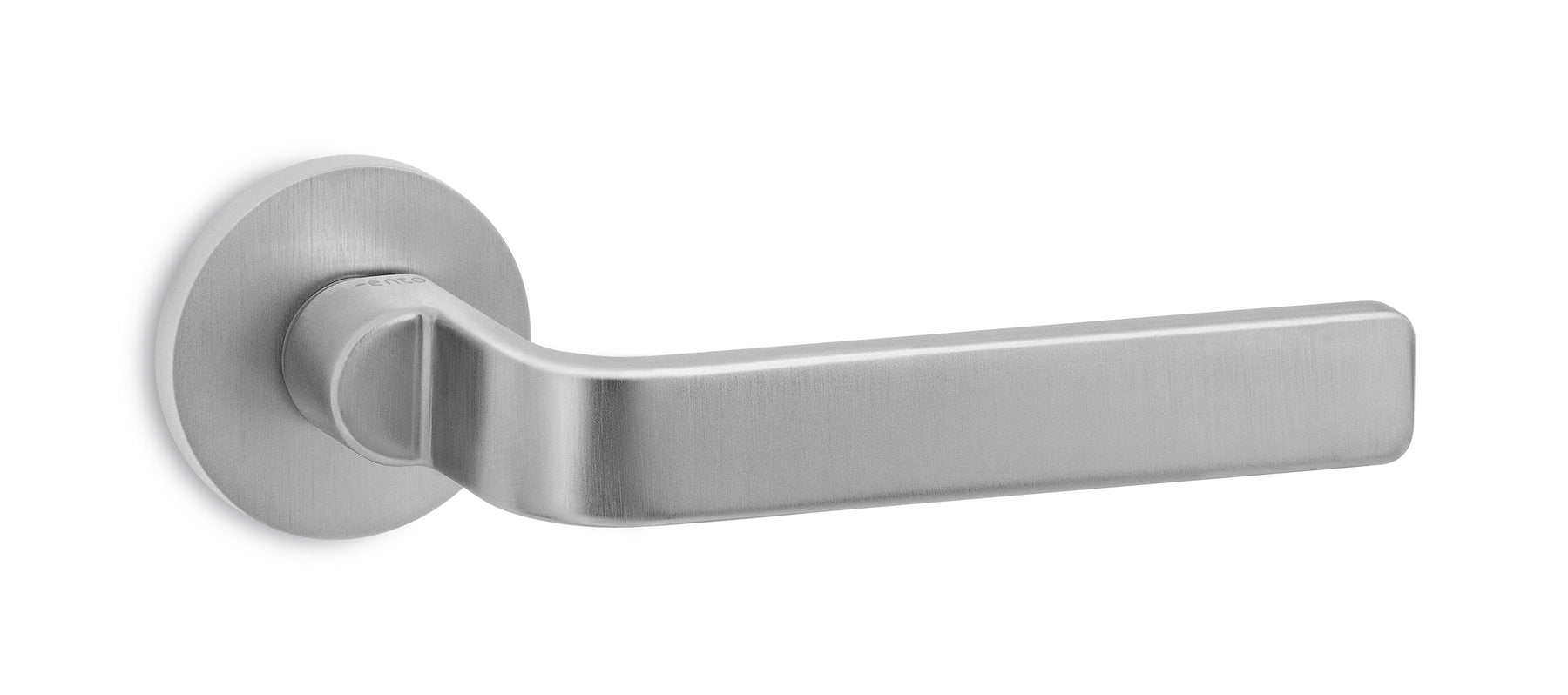 Maniglia Zai Ento cromo satinato per porte interne design Neri&Hu