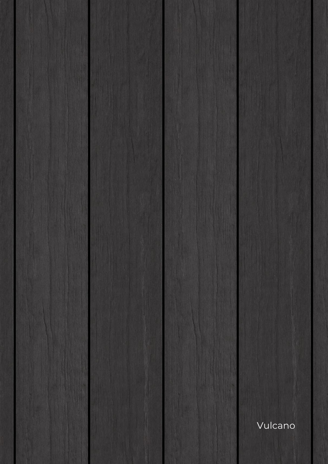 Decking WPC Skema Pacto Vulcano effetto legno scuro, pavimento esterno per camminamenti e dehor
