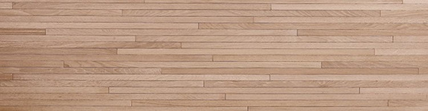 Parquet rovere Strip Grappa Stile, listello stretto legno naturale beige, Made in Italy