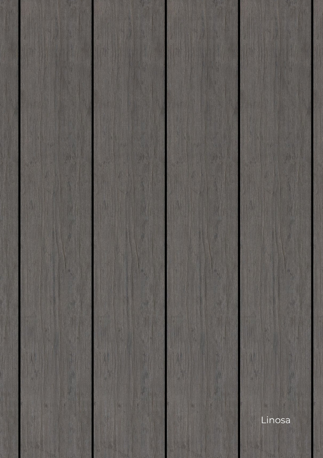 Pavimento esterno WPC Skema Pacto Linosa grigio, decking effetto legno per terrazze e spazi outdoor