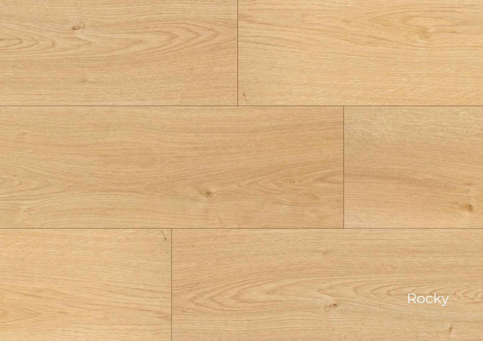 Pavimento SPC Flow+ XL decoro Rocky, maxi doga effetto legno rovere miele caldo