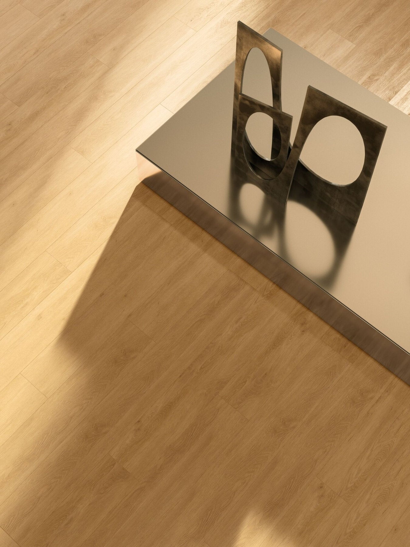 Dettaglio ravvicinato del pavimento vinilico SPC Connex Skema, finitura Rovere Crudo, con venatura effetto legno autentico