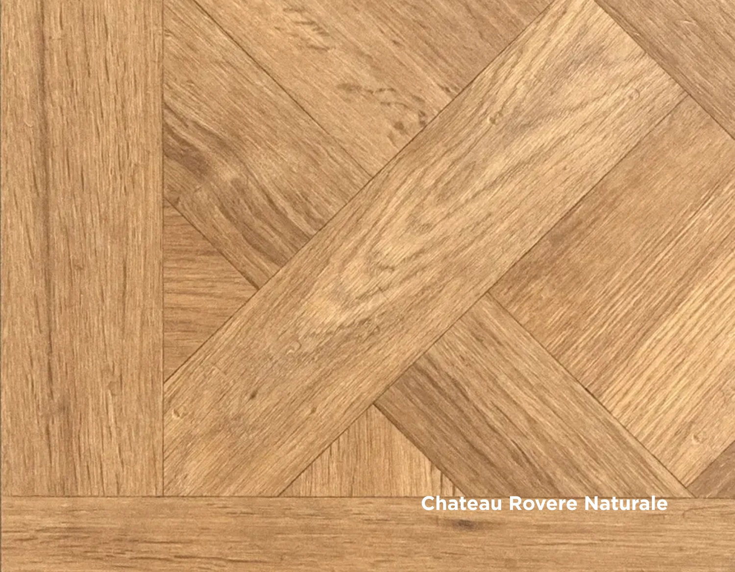 Dettaglio posa Chateau in laminato effetto rovere naturale della collezione Syncro Parquet Skema