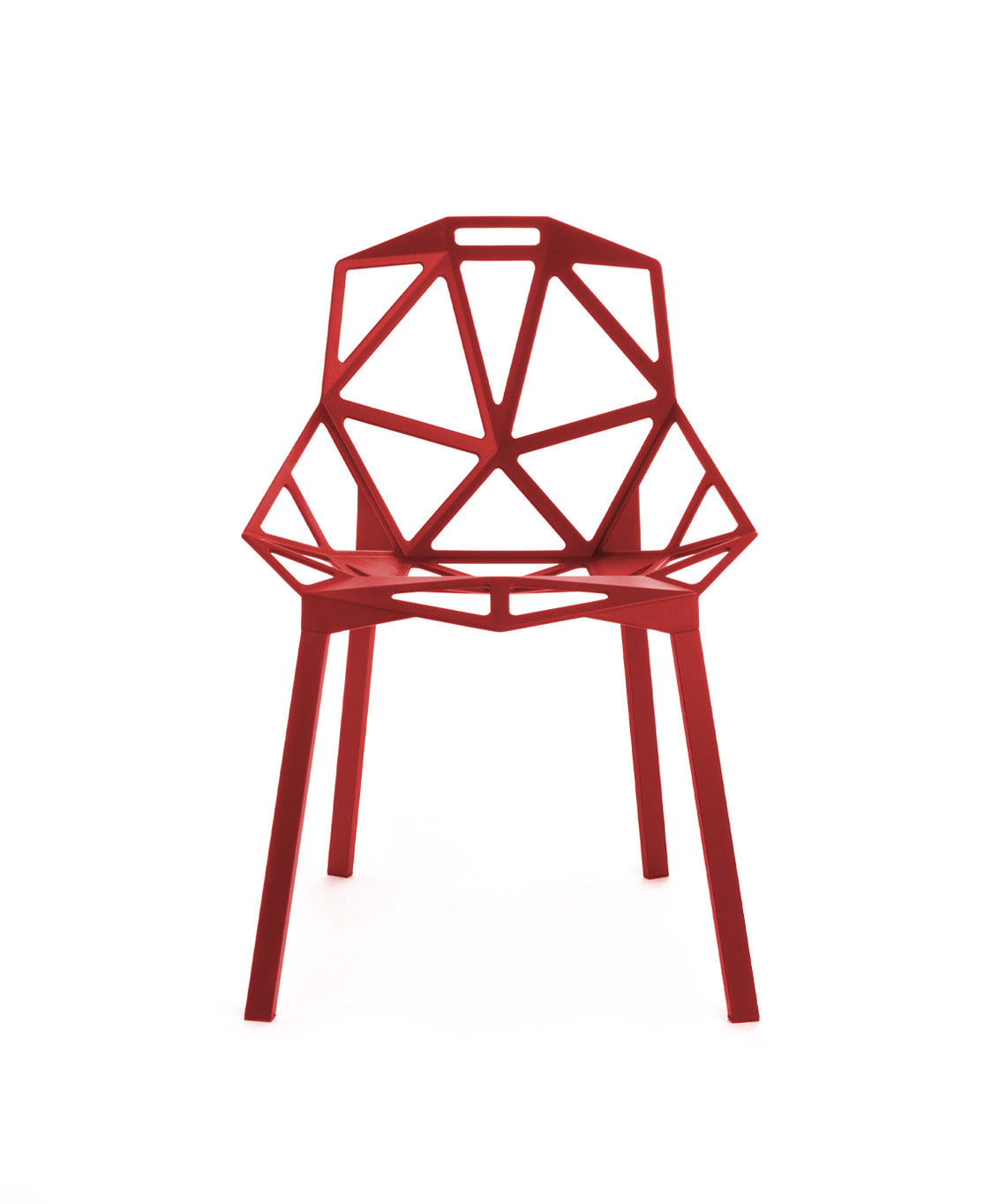 sedia chair one rossa