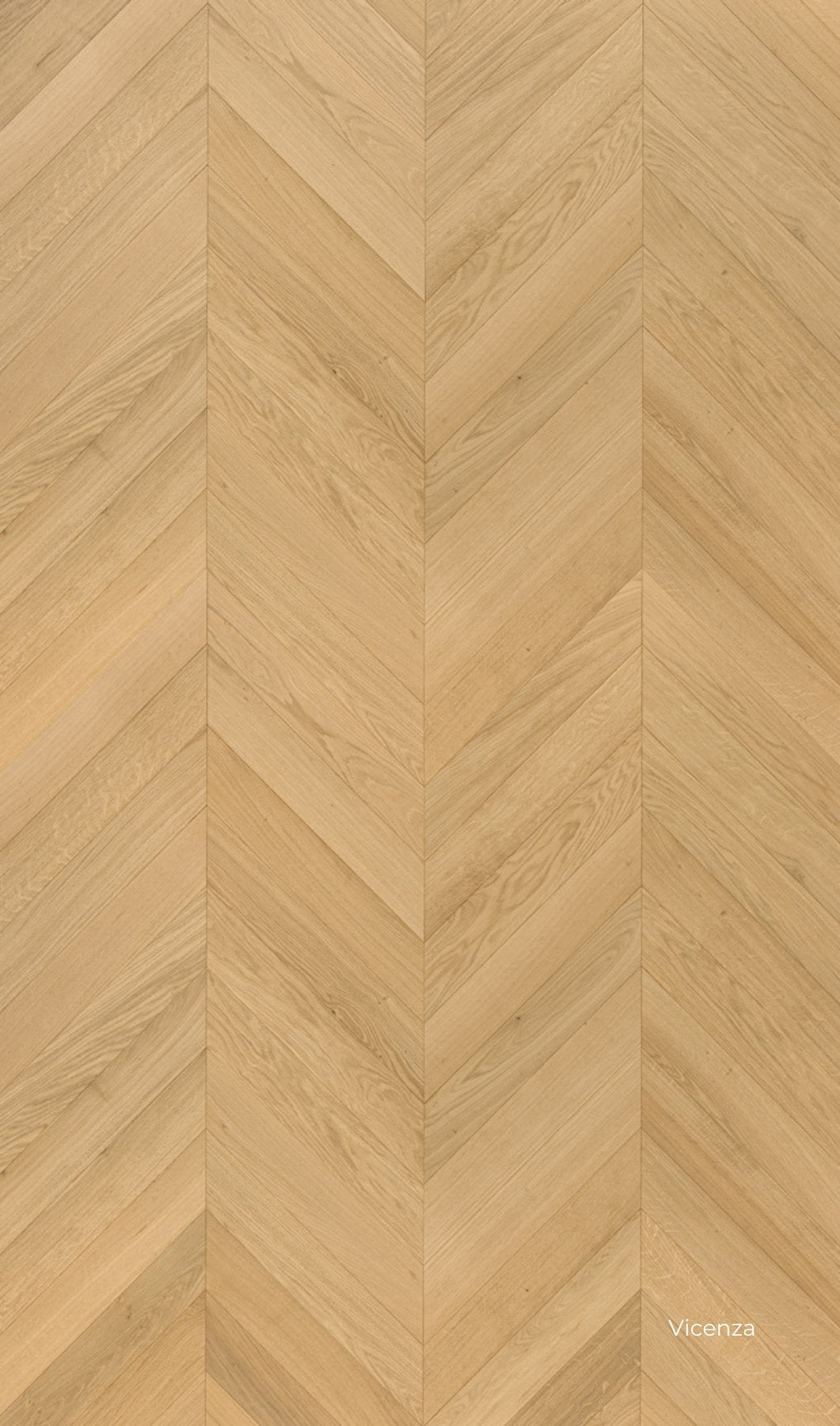 Dettaglio parquet  in rovere chiaro a spina di pesce ungherese Palladio di Skema