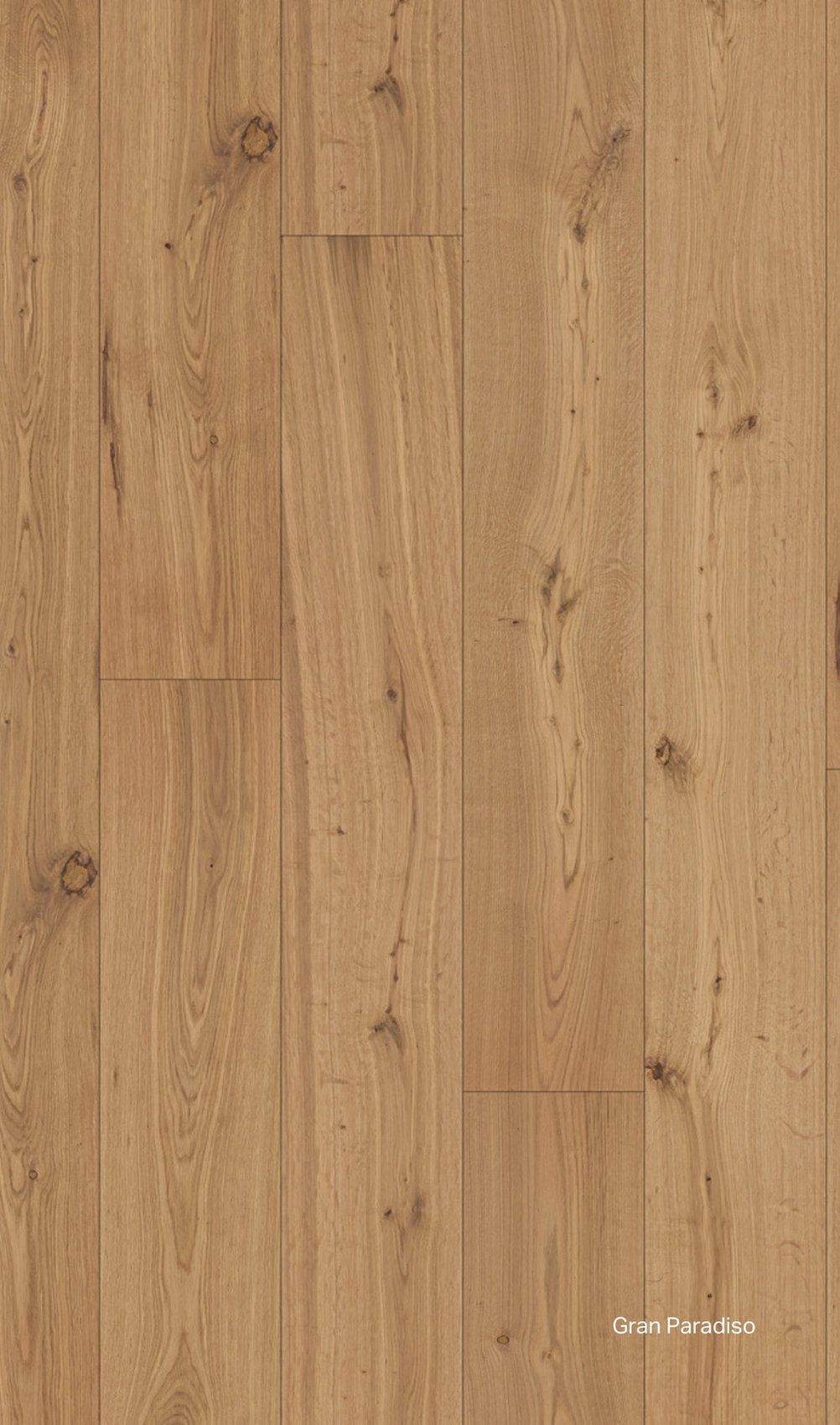 Pavimento legno Rovere Gran Paradiso Lumbertech 270 Skema  con tonalità dorate e aspetto uniforme e caldo
