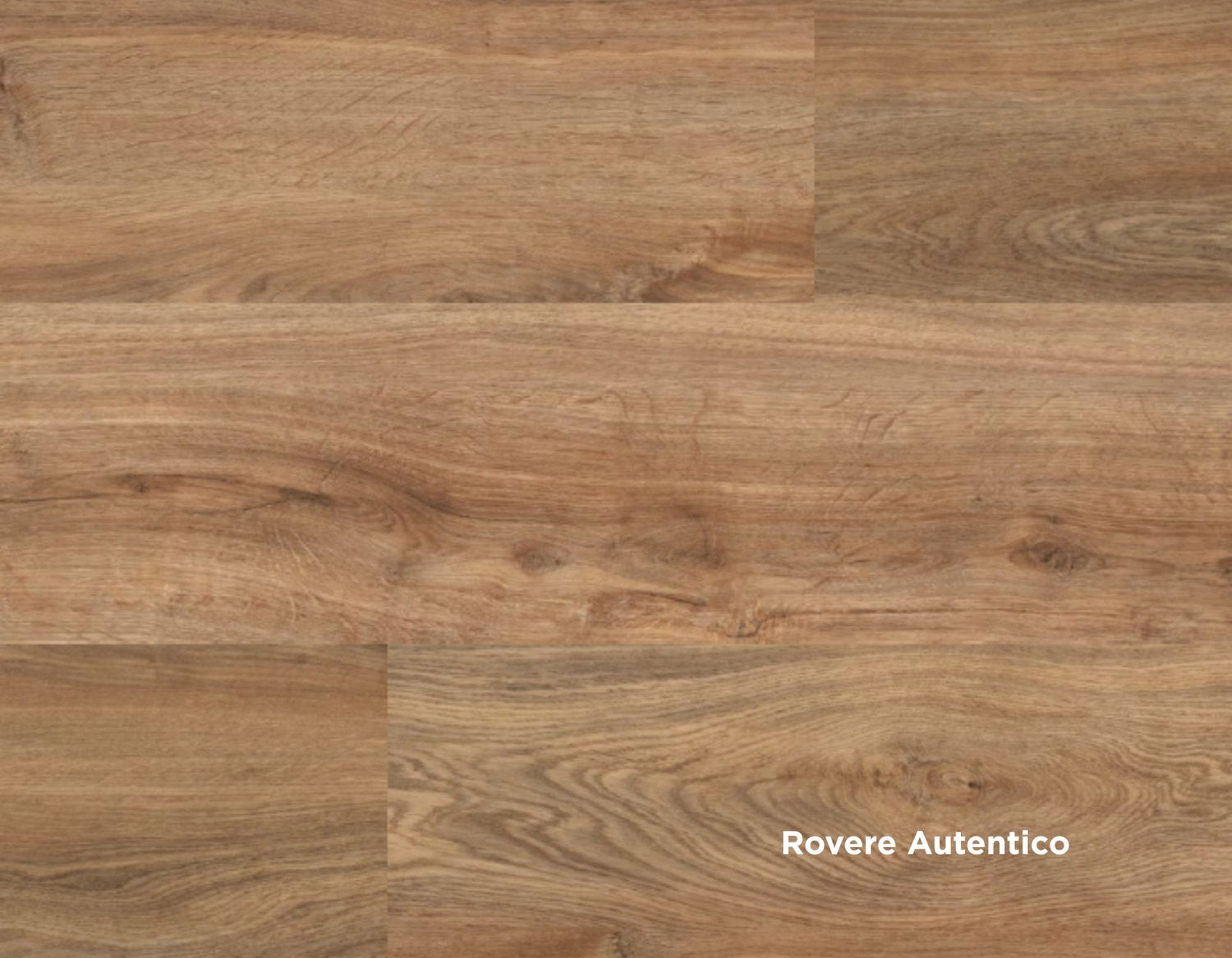 Campione pavimento vinilico SPC Star Kr con effetto legno realistico Rovere Autentico