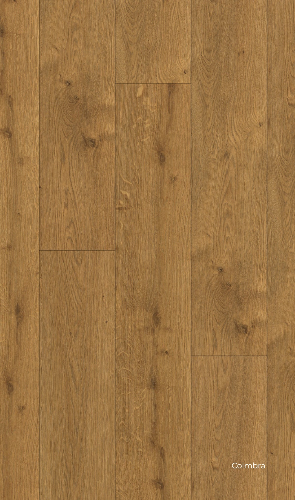 Pavimento in spc basso sepssore Starkc Skema, legno scuro con texture profonda e nodi marcati