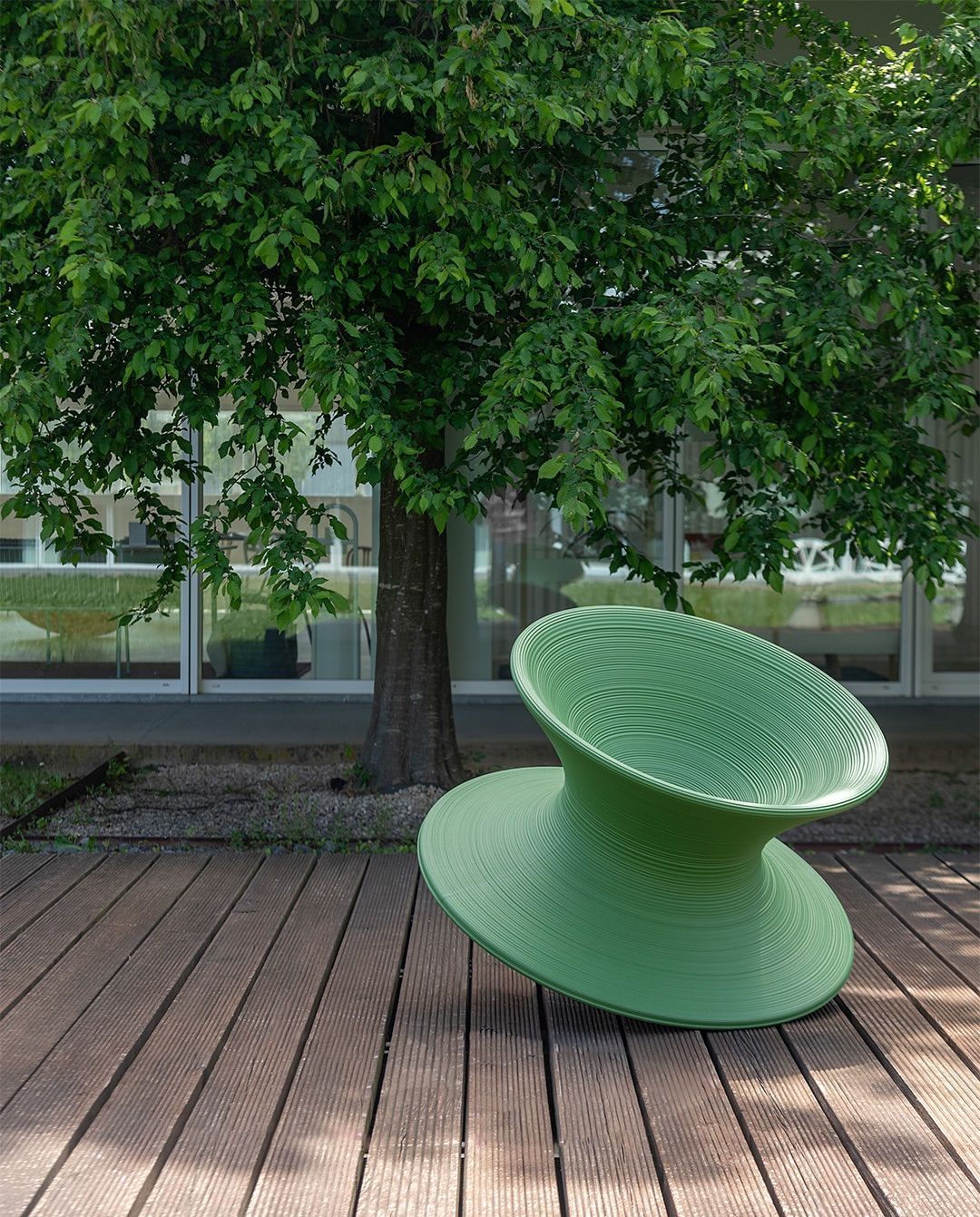 Magis Spun verde per outdoor