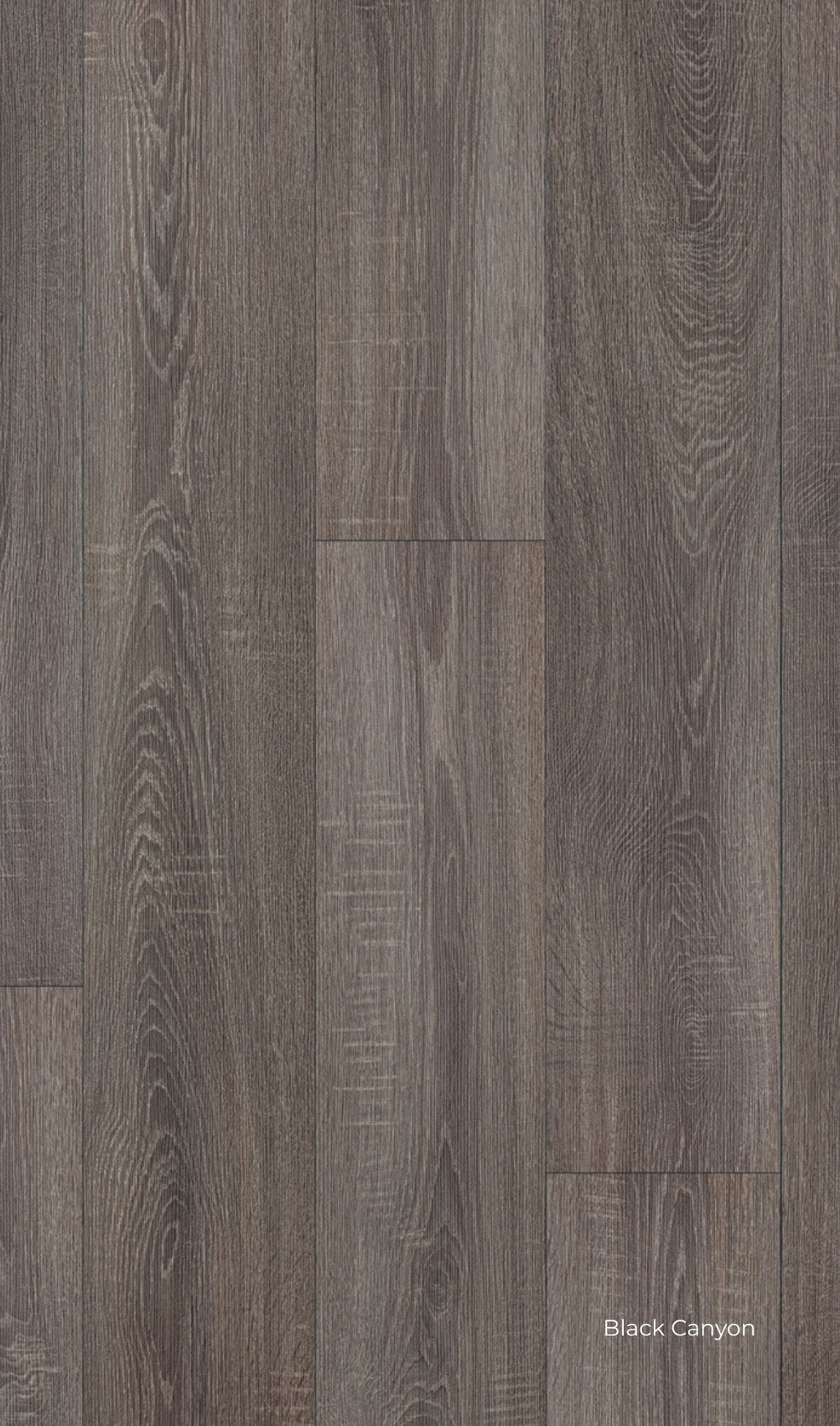 Laminato effetto legno scuro con venature marcate, finitura Black Canyon Facile+ di Skema