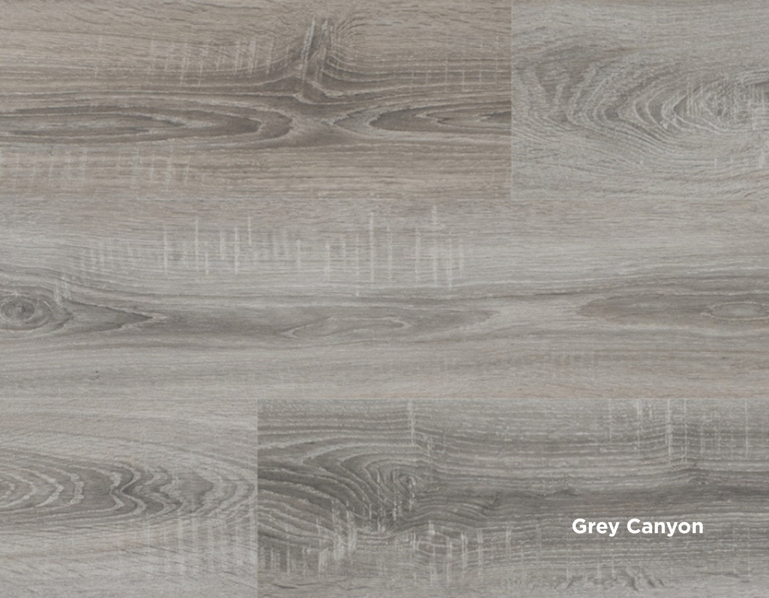 Doghe in laminato con venature effetto legno chiaro-grigio, finitura Grey Canyon della collezione Facile+ di Skema
