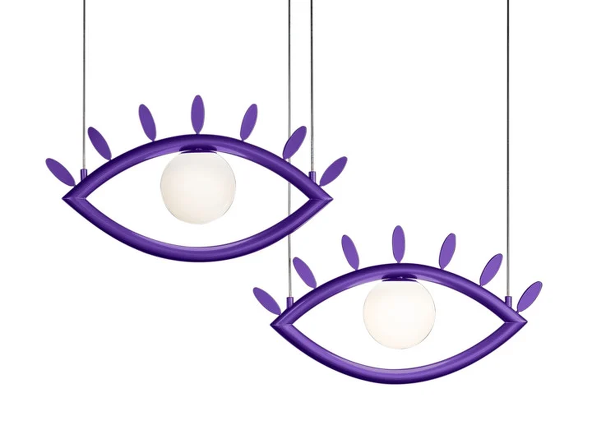 Lampada Visio Masiero occhio in colore custom personalizzato