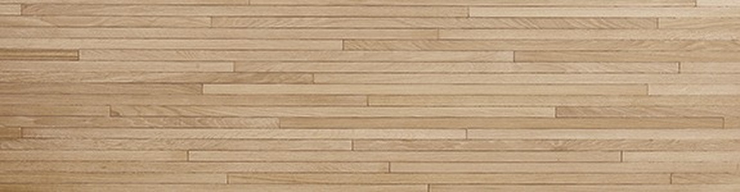 Parquet rovere LAB Strip Vodka Stile, listelli stretti in legno naturale chiaro, Made in Italy