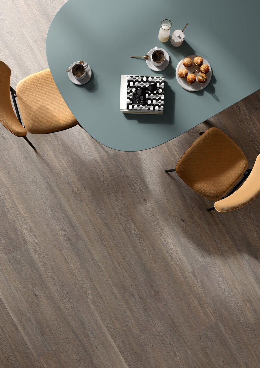 Flow 55 Wood: pavimento in spc effetto legno