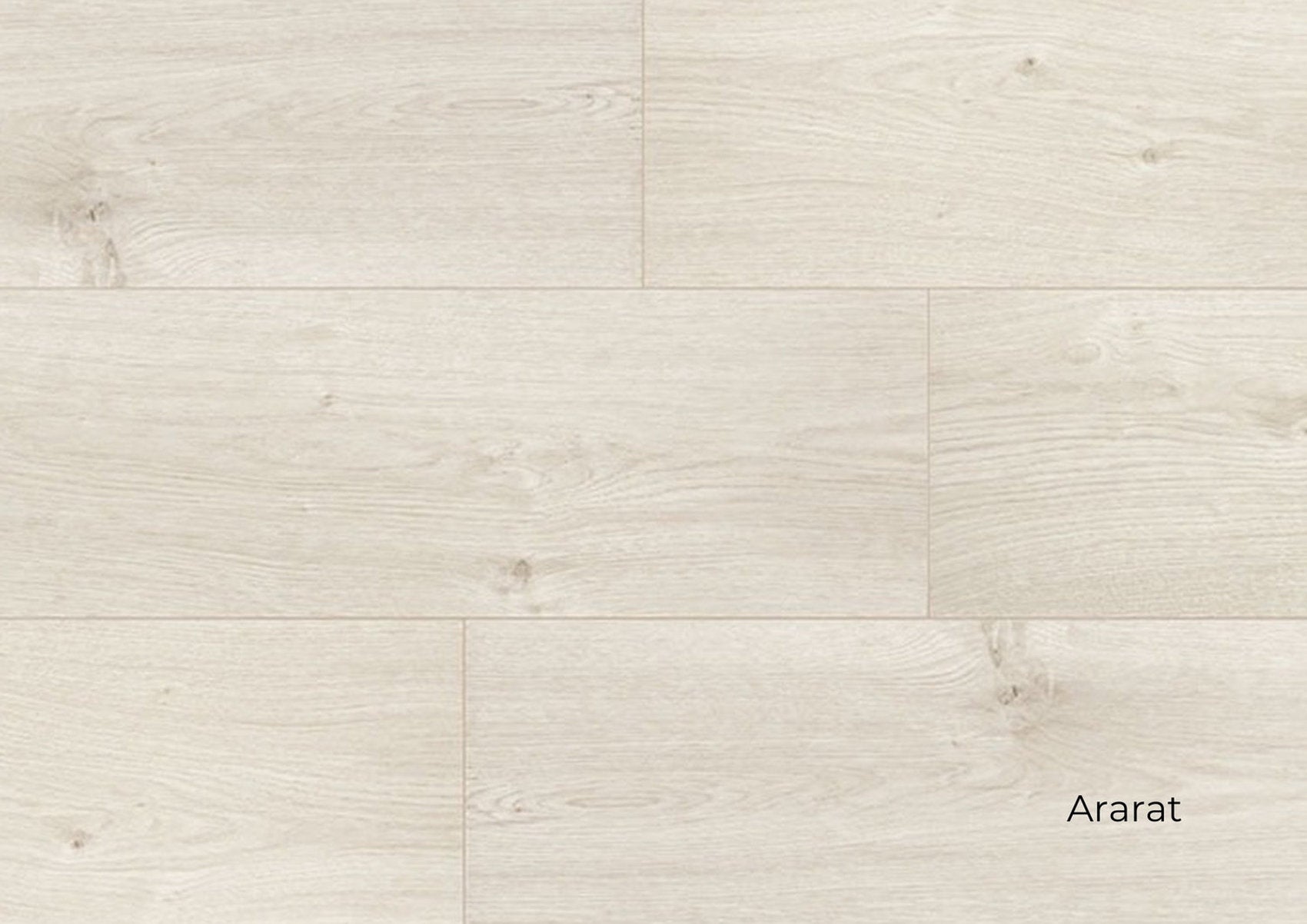 Pavimento SPC Flow+ XL decoro Ararat, maxi doga effetto legno bianco caldo greige 