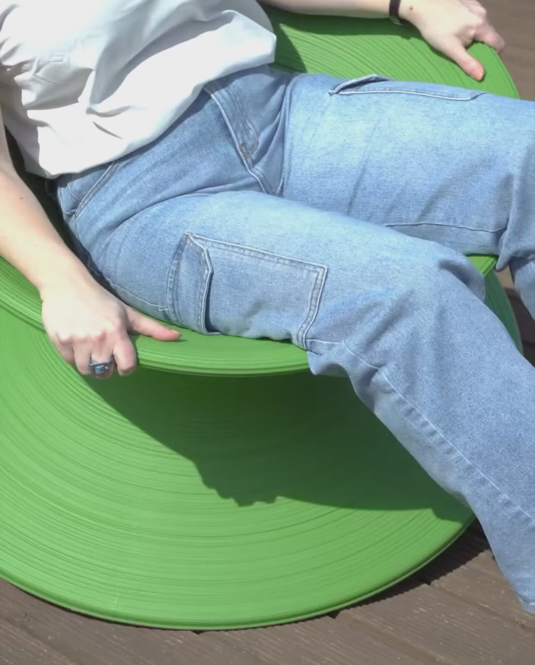 Video Spun Magis trottola verde