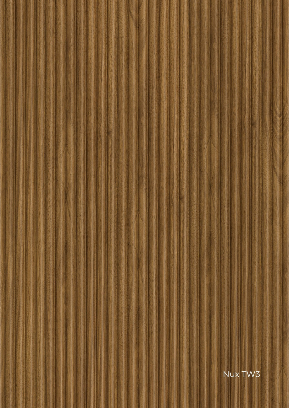 Pannello decorativo 3D cannettato Skema Tech Wall Nux TW3 effetto legno per pareti e soffitti