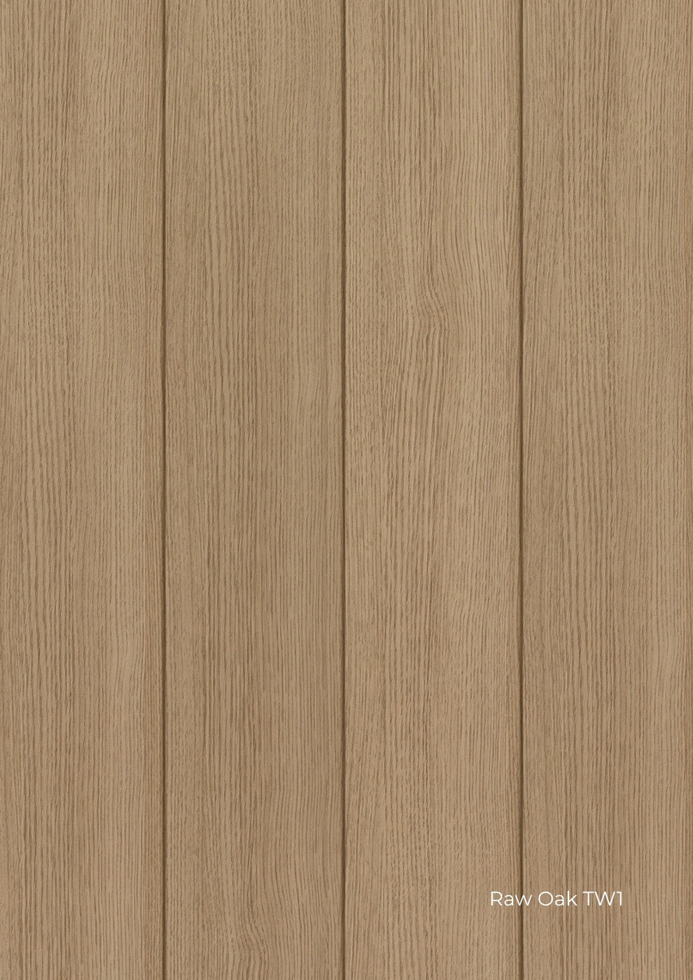 Pannello parete effetto rovere chiaro Skema Tech Wall Raw Oak TW1 superficie liscia senza fughe