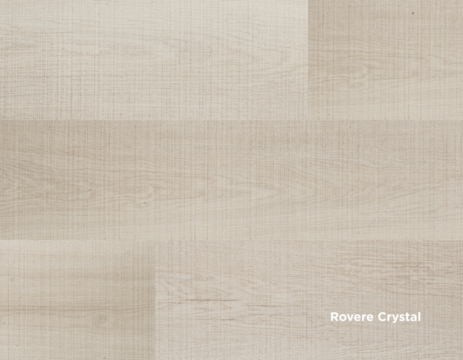 Doghe in laminato con texture chiara e uniforme, finitura Rovere Crystal della collezione Facile+ di Skema