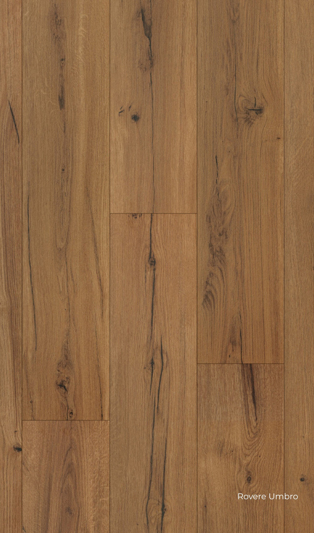Laminato effetto rovere naturale con nodi e fessure marcate, Rovere Umbro  Facile+ Skema