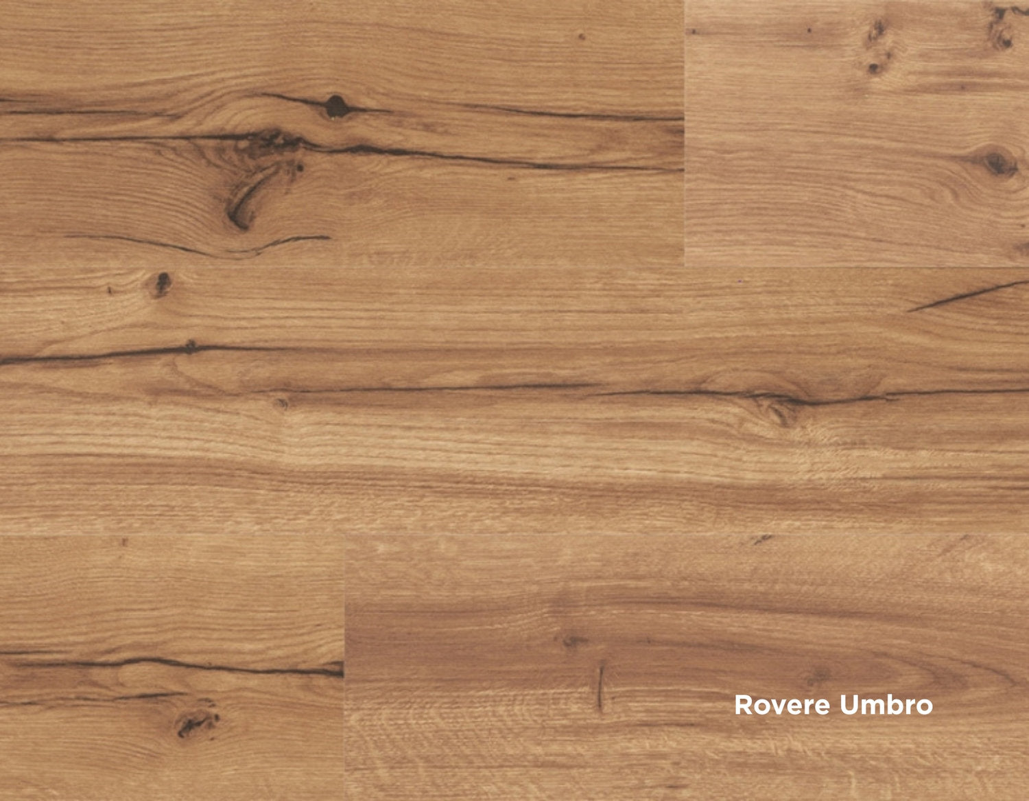 Superficie in laminato effetto rovere naturale con nodi e fessure marcate, Rovere Umbro della collezione Facile+ di Skema