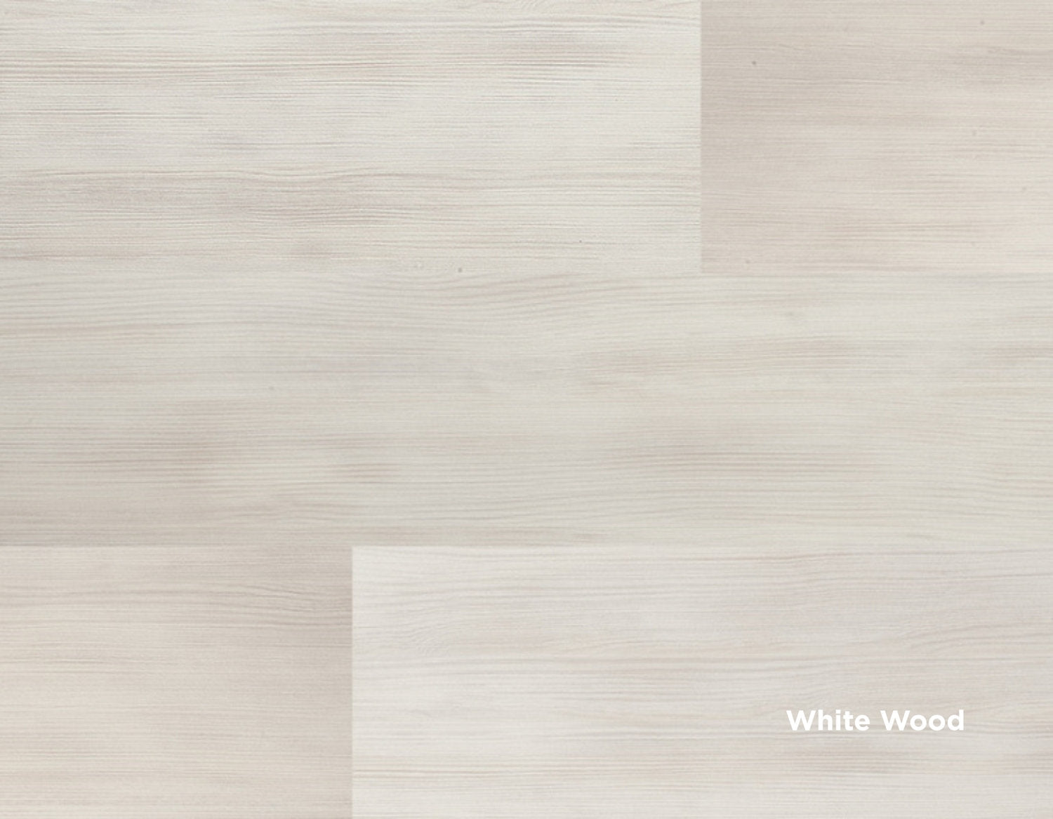 Superficie in laminato effetto legno sbiancato con texture fine, finitura White Wood della collezione Facile+ di Skema